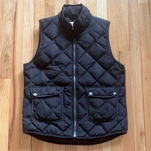 Woolrich Black Puffy Vest